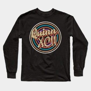 vintage circle line color Quinn XCII Long Sleeve T-Shirt